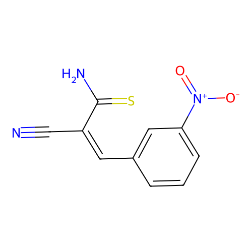 2-Propenethioamide, 2-cyano-3-(3-nitrophenyl)- structure
