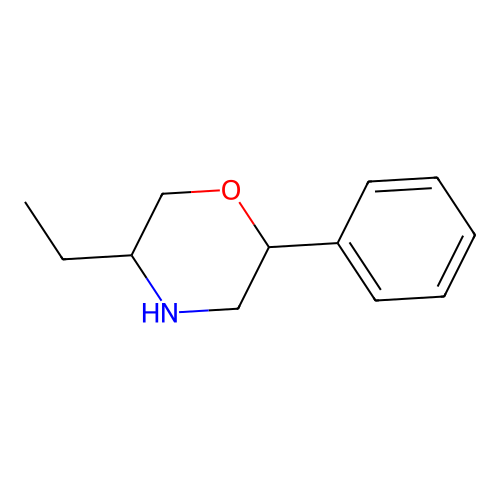 5-Ethyl-2-phenylmorpholine structure