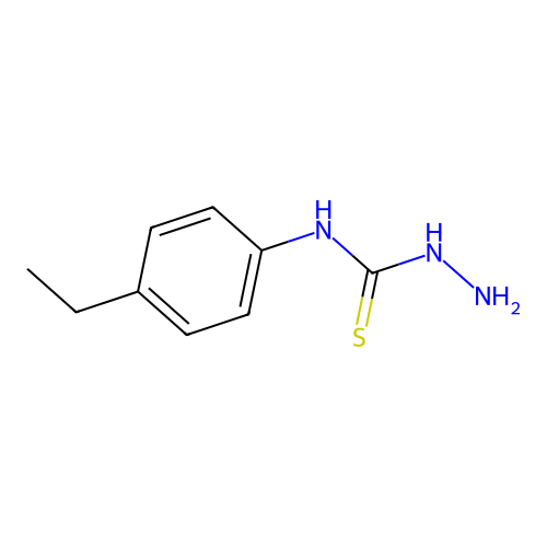 4-(4-Ethylphenyl)-3-thiosemicarbazide structure