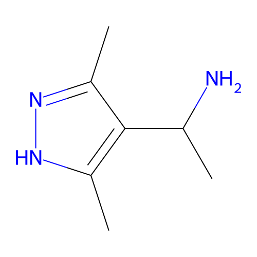 1-(3,5-dimethyl-1H-pyrazol-4-yl)ethanamine structure