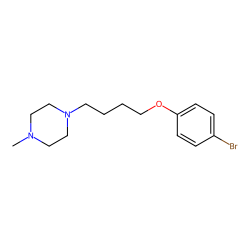 1-(4-(4-Bromophenoxy)butyl)-4-methylpiperazine structure