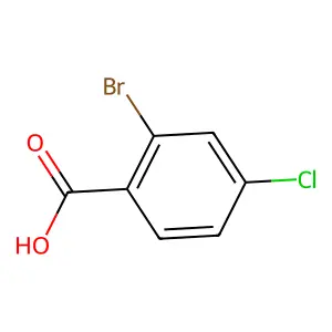 2-Bromo-4-chlorobenzoic acid structure