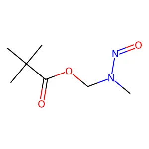 1-(N-methyl-N-nitrosamino)methyl pivaloate structure