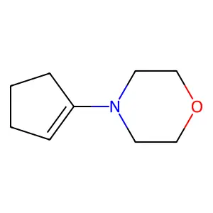 4-(1-环戊烯基)吗啉 structure