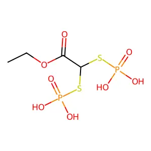 双(硫代膦酸)乙酸1-乙酯 structure