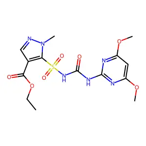 Pyrazosulfuron-ethyl structure