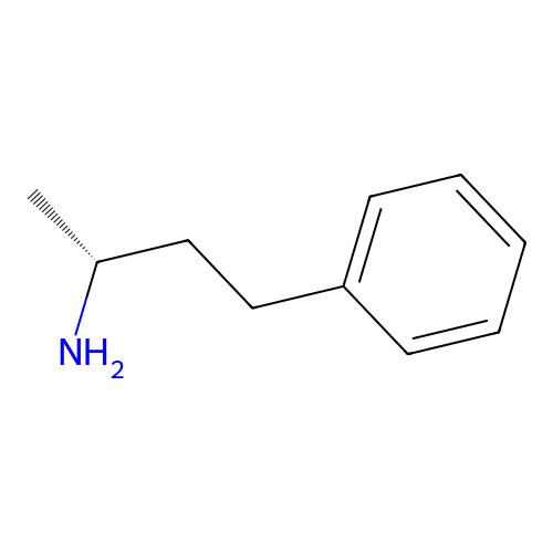 (-)-1-Methyl-3-phenylpropylamine structure