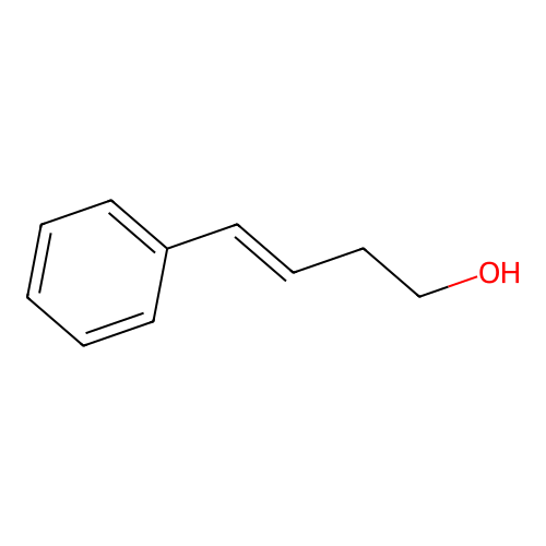 Hydroxyethylstyrene structure