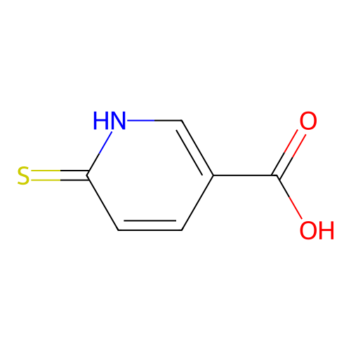 6-Mercaptonicotinic acid structure
