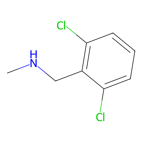 2,6-二氯-N-甲基苄胺 structure