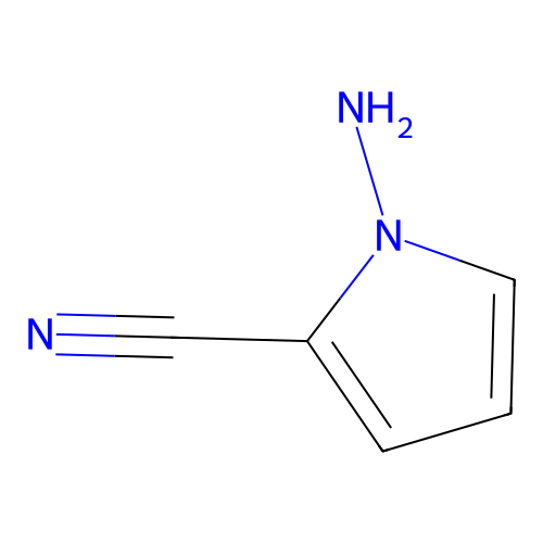 1-Amino-1H-pyrrole-2-carbonitrile structure