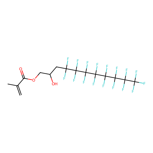 3-Perfluorooctyl-2-hydroxypropyl methacrylate structure