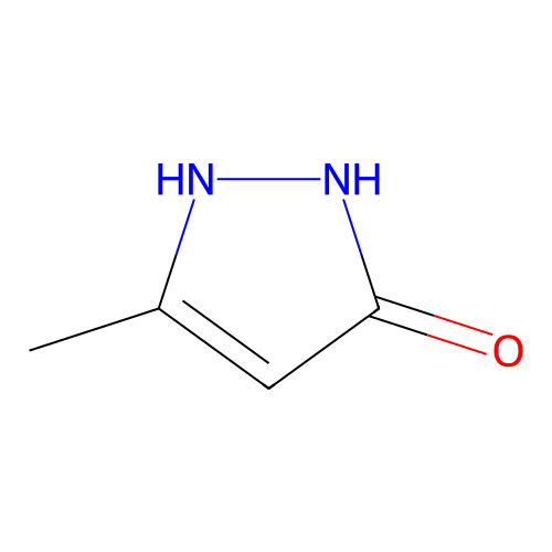 3-Methyl-3-pyrazolin-5-one structure