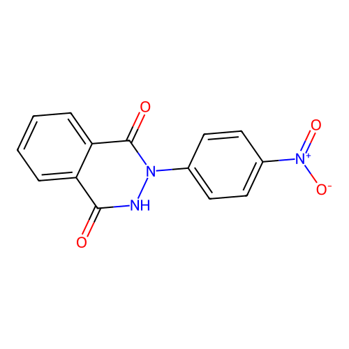 3-(4-nitrophenyl)-2H-phthalazine-1,4-dione structure