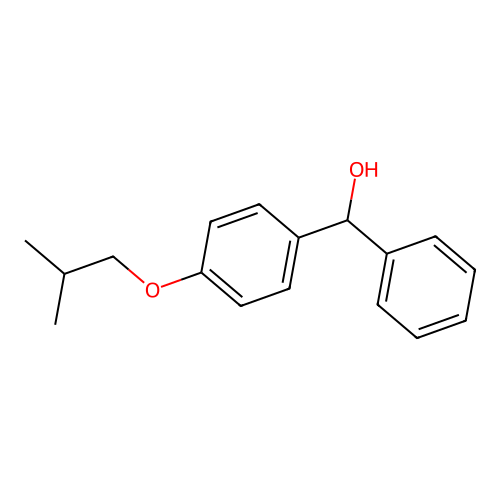[4-(2-Methylpropoxy)phenyl]-phenylmethanol structure
