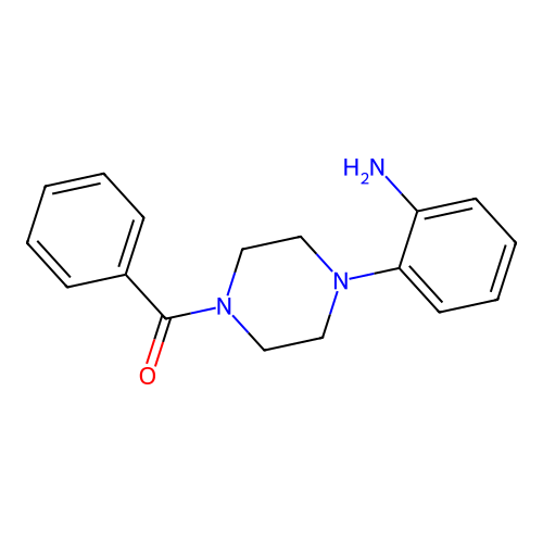 (4-(2-Aminophenyl)piperazin-1-yl)(phenyl)methanone structure