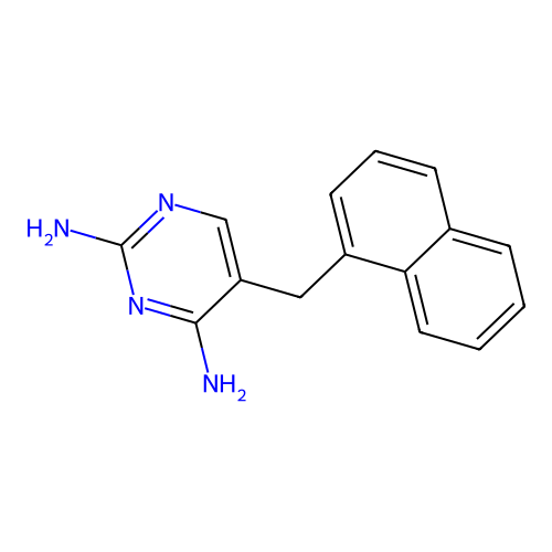 5-(Naphthalen-1-ylmethyl)pyrimidine-2,4-diamine structure