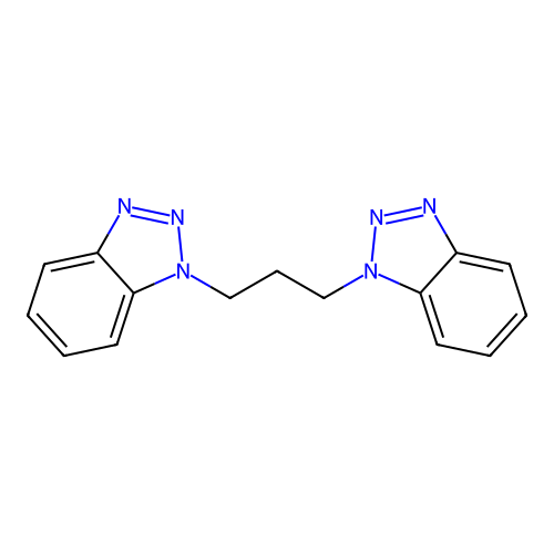 1-[3-(Benzotriazol-1-yl)propyl]benzotriazole structure
