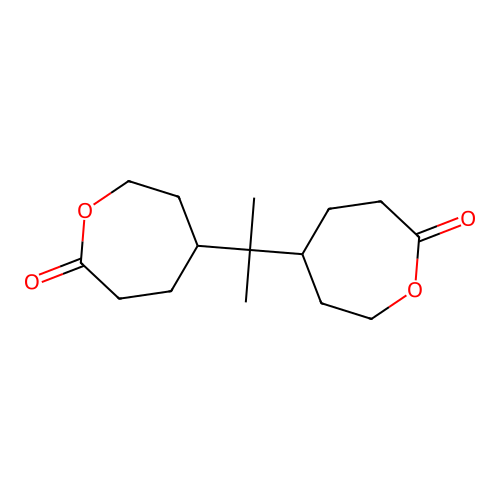 2-Oxepanone, 5,5'-(1-methylethylidene)bis- structure