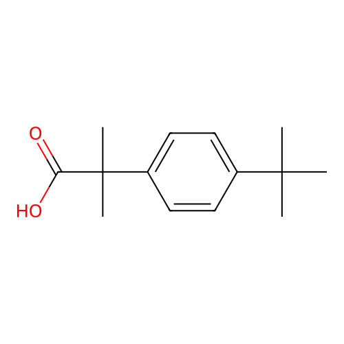 2-(4-Tert-butylphenyl)-2-methylpropanoic acid structure