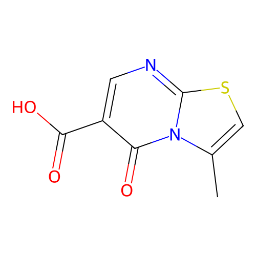 3-methyl-5-oxo-5H-[1,3]thiazolo[3,2-a]pyrimidine-6-carboxylic acid structure