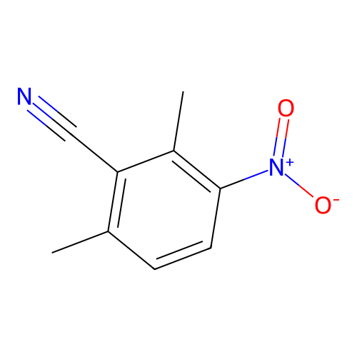 2,6-Dimethyl-3-nitrobenzonitrile structure