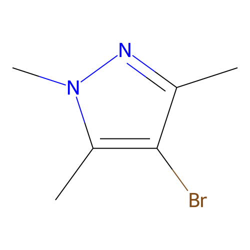 4-Bromo-1,3,5-trimethylpyrazole structure