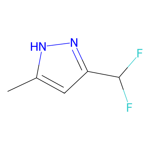 3-(difluoromethyl)-5-methyl-1H-pyrazole structure
