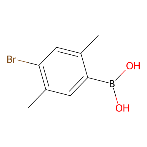 4-Bromo-2,5-dimethylphenylboronic acid structure