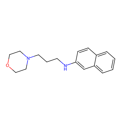 N-(3-(Morpholino)propyl)naphthalen-2-amine structure