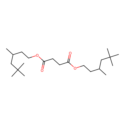 Bis(3,5,5-trimethylhexyl) succinate structure