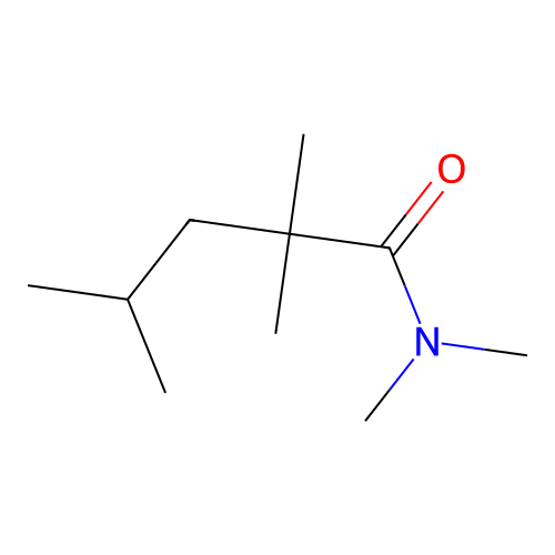 N,N,2,2,4-Pentamethylvaleramide structure