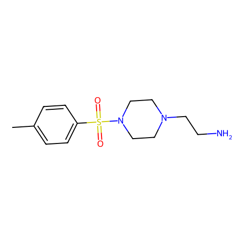 2-[4-(4-Methylphenyl)sulfonylpiperazin-1-yl]ethanamine structure