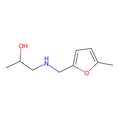 1-{[(5-Methylfuran-2-yl)methyl]amino}propan-2-ol structure