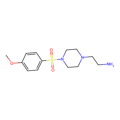 2-[4-(4-Methoxybenzenesulfonyl)piperazin-1-yl]ethan-1-amine structure