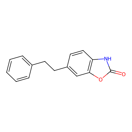 2(3H)-Benzoxazolone, 6-(2-phenylethyl)- structure