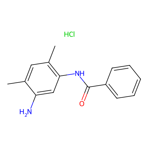 N-(5-amino-2,4-dimethylphenyl)benzamide monohydrochloride structure