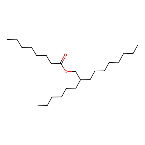 2-Hexyldecyl octanoate structure