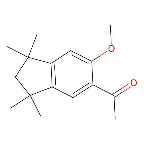 1-(2,3-Dihydro-6-methoxy-1,1,3,3-tetramethyl-1H-inden-5-yl)ethan-1-one structure