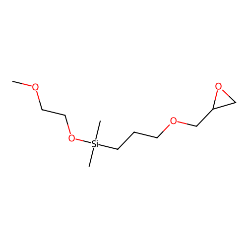 6,6-Dimethyl-11-(2-oxiranyl)-2,5,10-trioxa-6-silaundecane structure