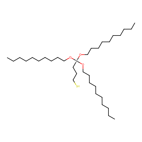 3-(Tris(decyloxy)silyl)propanethiol structure