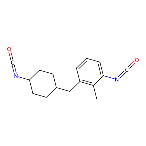 3-((4-Isocyanatocyclohexyl)methyl)-o-tolyl isocyanate structure