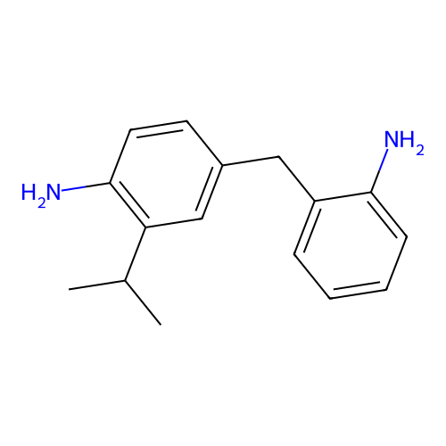 4-((2-Aminophenyl)methyl)-2-isopropylaniline structure