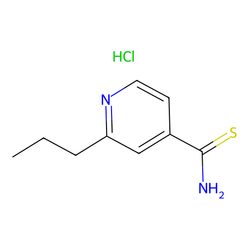 2-Propylthioisonicotinamide monohydrochloride structure
