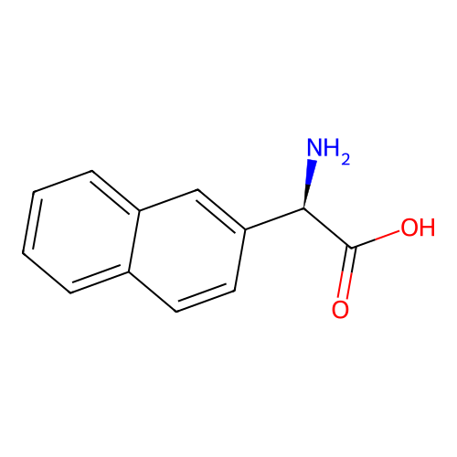 (R)-Amino-naphthalen-2-YL-acetic acid structure