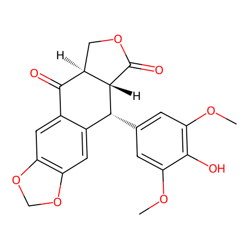 4'-Demethylpodophyllotoxone structure