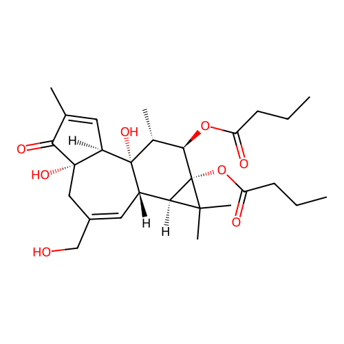 4-alpha-Phorbol 12,13-dibutyrate structure