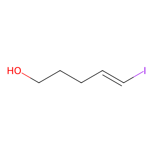 (E)-5-iodopent-4-en-1-ol structure