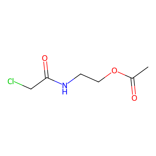 2-((2-Chloro-1-oxoethyl)amino)ethyl acetate structure