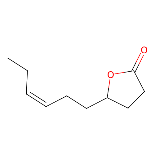 7-Decen-4-olide, (Z)- structure